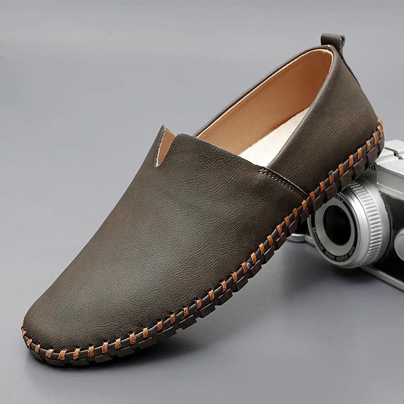 Santorini Leather Loafers